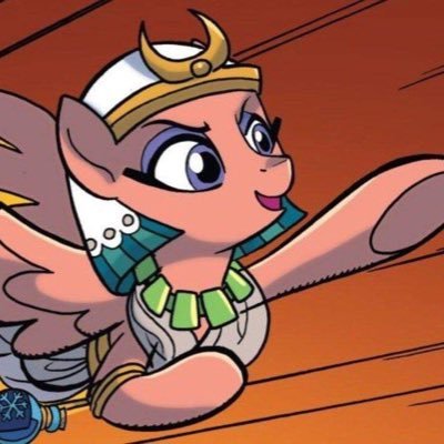 Hope is the keyword! Hello, my name is Somnambula, pillar of hope. I am a humble pegasus who has faced an enormous @mlp_DevilSphinx.