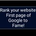 Rank your website to Fame! (@Rank2fame) Twitter profile photo