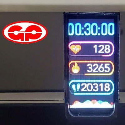 LCD display Giant Power Profile