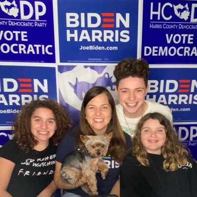 PROUD Texan, Houstonian, stepmom and dog mom! houston is a state of mind just like texas; former chairwoman of the @harrisdemocrats
