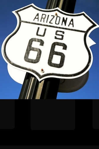 Rt. 66 Arizona is a seductive ribbon of road. And it's captured in the book, Arizona Kicks on Route 66 by writer Roger Naylor & photographer Larry Lindahl.
