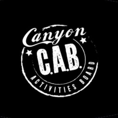 The Canyon Activities Board Official Twitter https://t.co/Yx4ZwdwTOb