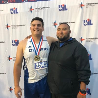 Sul Ross State University Alum/ Husband/ Father of 2/ Del Rio High School World History Teacher and Throws Coach/ USATF Level I