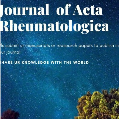 Journal Editor for Journal Of Acta Rheumatologica #rheumatology #Journal