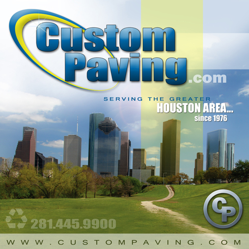 CustomPaving's profile picture. We are an industry leader in the asphalt and concrete paving business, catering to Houston and all surrounding areas, call today! 281-445-9900