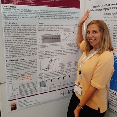 Eveline_vg_'s profile picture. Exploring the world and trying to write a PhD thesis on #autoantibodies and #Bcells in #Myositis @KU_Leuven @Karolinskainst