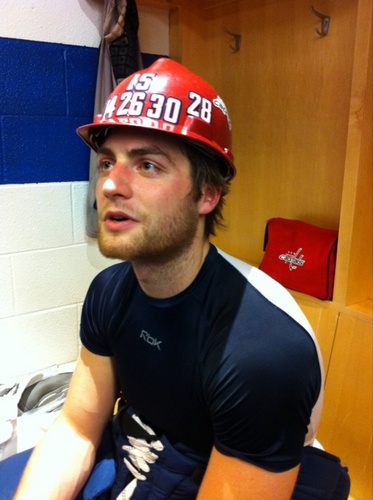 Professional bad ass, #1 goaltender for the Washington Capitals. Get in my crease and you risk your life and your precious ankles. THIS IS FAKE. DUH.
