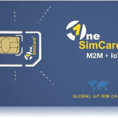 OneSimCard M2M Global IoT SIM Card Starter Kit (5 SIMs) with 500 KB Test Data Included, M2M Service in 160+Countries - Data & SMS, Private APN, VPN & Static IP