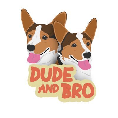 I’m Dude the Corgi. This is my Lil brother Bro. We are best buds and get into so much trouble together.#CorgiCrew. Logo designed by @TeamCorgiBrand