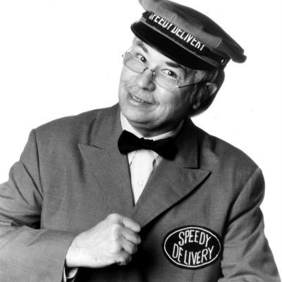 American television actor, David Newell, known primarily for portrayal of Mr. McFeely, on Mister Rogers' Neighborhood. “Speedy Delivery”