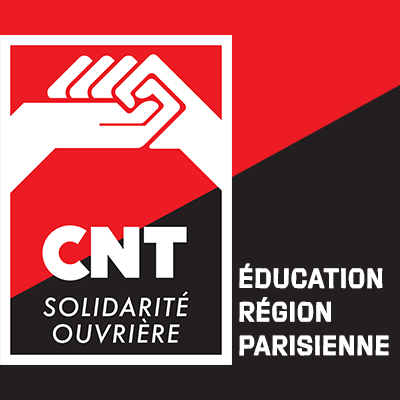 Page de la CNT-Solidarité ouvrière éducation région parisienne.