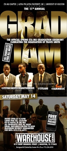 GradJam's profile picture. The Biggest Graduate Party In The State of Texas #GradJam May 14th at Warehouse Live. Graduates Free All Night!!