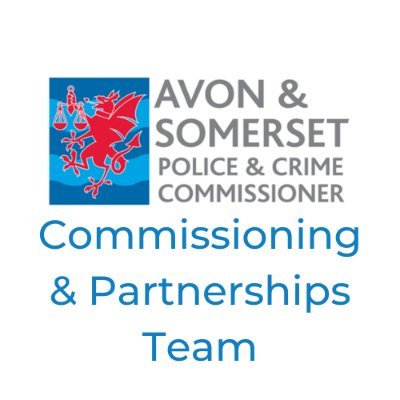 We are the Commissioning and Partnerships Team for Avon & Somerset Police & Crime Commissioner @ShelfordMark. Follow the PCC's office: @AandSPCC