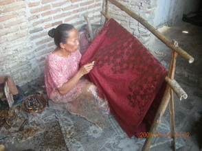 handwriting batik from lasem,classic but attractive