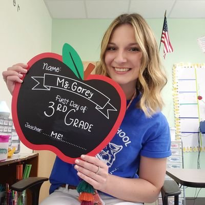 KayleeGorey's profile picture. 3rd Grade Teacher, taking it one day at a time. 📚😊