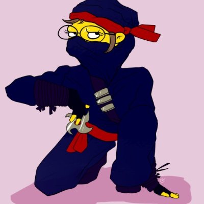 I am the king of The Simpsons and ruler of Springfield I want anyone draw The Simpsons female characters in ninja outfits but no sexy for me and free. 👑