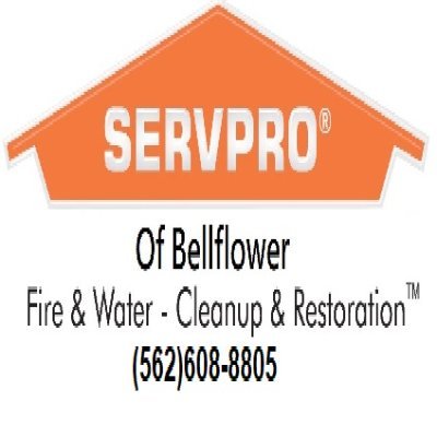 Introducing SERVPRO of Bellflower! We are a Cleanup and restoration Company. We do mitigating for water, fire, smoke, and mold. We also deodorize and sanitize!