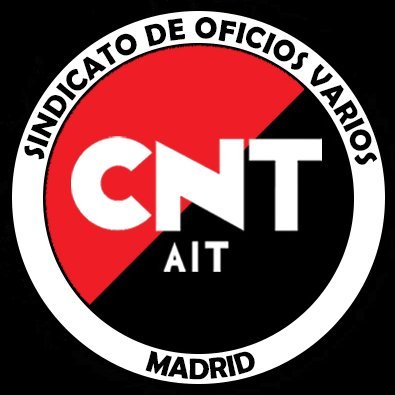 Sindicato de Oficios Varios 🔴⚫ de @CNTMadrid  🌐 @IWAAIT 📌
Pza. Tirso de Molina 5, 2° izda. 
📞 91 704 60 54 ✉️ Correo: cntait@sovmadrid.org