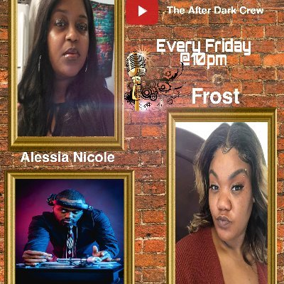 The After Dark Crew is an American radio podcast show based in Baton Rouge, Louisiana hosted by Alessia Nicole, Frost, and Master DJ Seasick.
