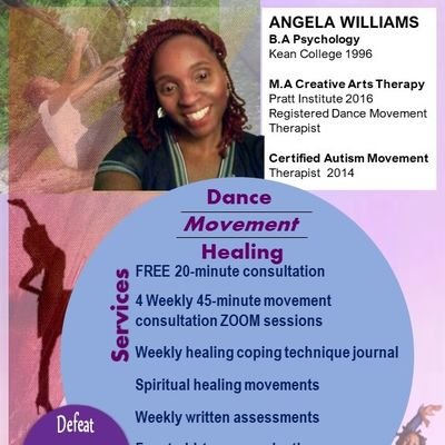 Defeating Domestic Violence with Movement is a 4 week healing movement program for victims who have suffered from domestic violence.