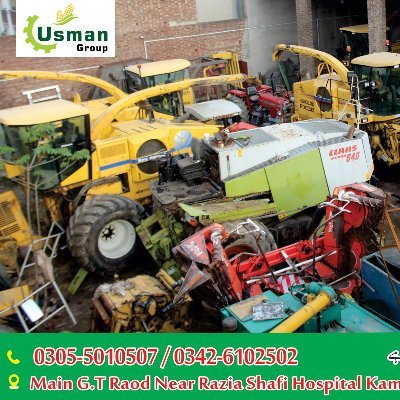 We are here to serve you with all type of maize silage machines and we are dealing in their spare parts as well. Usman Group is the leading company that imports
