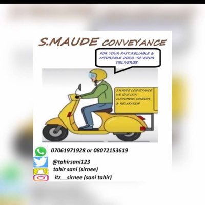 for your dispatch door-to-door delivery at reliable and affordable price 🏍 we’re just a dm away or hmu 08072153619 w/app 07061971928