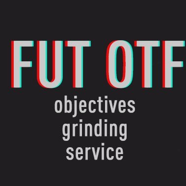 #FUTOTF | Too bored/busy to complete objectives? We’ve got your covered! Book now via DM