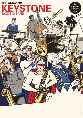 the Amazing Keystone Big Band, l'orchestre de jazz du lundi soir !