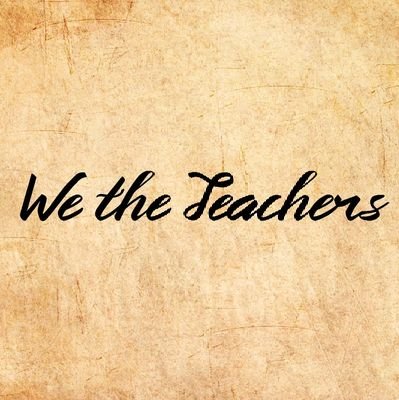 We the Teachers is a grassroots movement that aims to amplify the voices of Manitoba educators. Retweets are not endorsements.