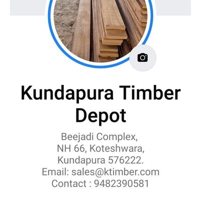 Dealers of Premium Quality Timbers (Timber Cut Sizes and Round Logs) 
Enquiries: sales@ktimber.com
Phone: +91 9482390581,

Beejadi Complex, Koteshwara - 576222.