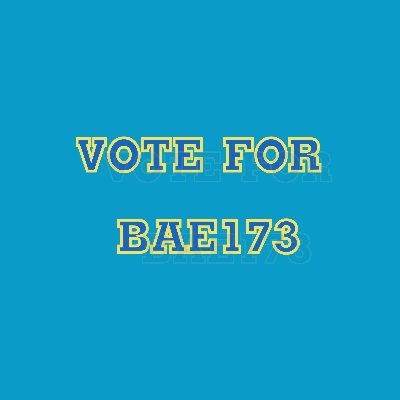 Support BAE173​ @BAE173_official​                                              
📢 รวบรวม​การโหวต​ #Voteforbae173 ​