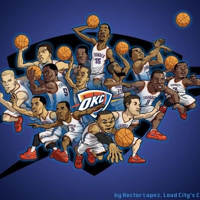 I'm a huge Thunder fan from Cincinnati but love them like I'm from OKC! Thunder Up!! in Presti we trust