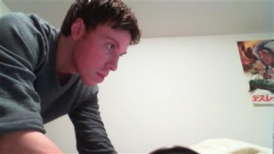 Hey I like to write and...fun.  I kinda look like that up there ^ Add 4 years.