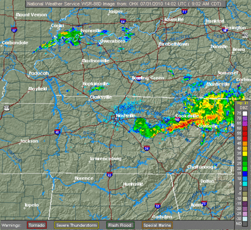 Nashville, Tn and middle tennessee's best source for live storm info from spotters and NOAA