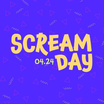 Scream day was created to bring awareness to the benefits of screaming. Screaming on its own is proven to be very beneficial.