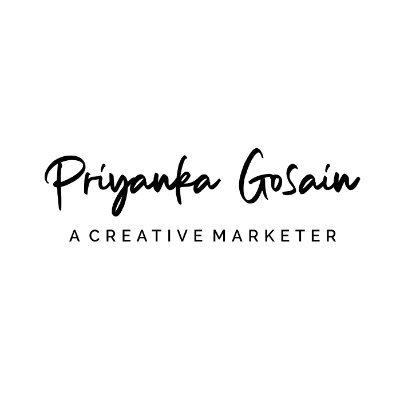 PriyankaGosain9's profile picture. A Creative Marketer l Blogger
Skilled in Marketing Strategy, Idea Person, Creativity, Product Marketing, and Team Management.