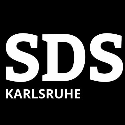 Linke Hochschulgruppe in Karlsruhe
- Ortsverband von @linkesds
Instagram: sds_ka
Offenes Plenum - Montags 18:00 Uhr
im Z10, Zähringerstraße 10, 76131 Karlsruhe