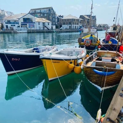 Beautiful historic port of Looe on south coast of Cornwall
