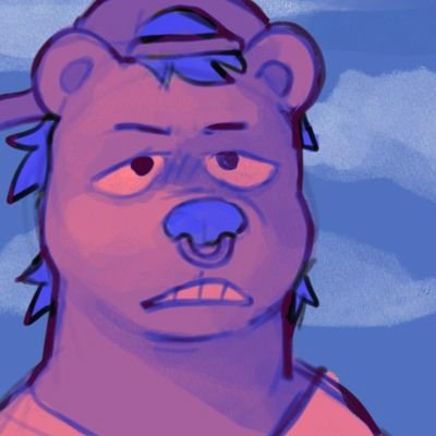 Bluebear, thick as fuck (NSFW ART🔞). Sometimes I do commissions.