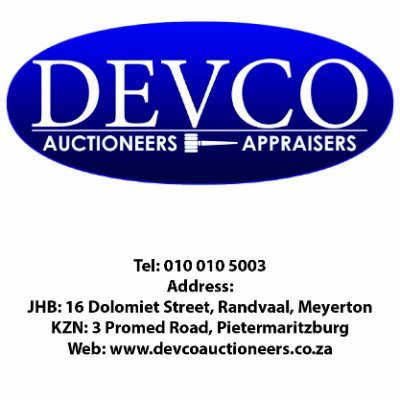 DevcoAuctionee2's profile picture. Devco Auctioneers & Sales cc was established in 2012, when a gap in the market was identified as a result of buyers longing for a company they could trust.