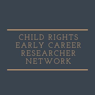 ChildRightsECR's profile picture. Network of Early Career Researchers working in the Child Rights Field |