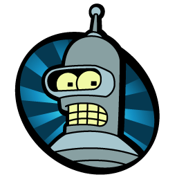 Bender. The man. The Robot. The legend. Bite my shiny metal ass.