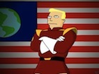 I am a 25 star general, leader of the DOOP army, captain of the Spaceship Nimbus, and dressed in sexy velour uniform thingy.