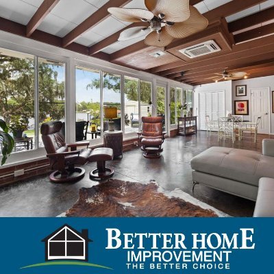 Sturdy, dependable, and stylish home renovation! Patio covers, roofing, siding, windows, sunrooms, screen rooms that come with a lifetime warranty.