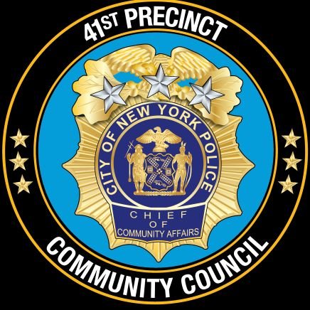 This is the Official Twitter page of the 41st Precinct Community Council