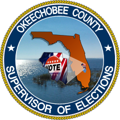 Official Okeechobee County Supervisor of Elections - Melissa Arnold . By retweeting/replying @voteokeechobee
,your info will be a matter of public record.