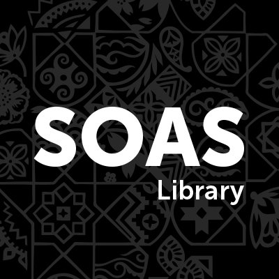 SOAS Library staff tweet daily with updates on the Library and beyond.

Tweeting 9-5 Monday-Friday.

Got a question? Ask here or email libenquiry@soas.ac.uk