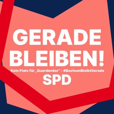 Das ist der Twitteraccount der SPD Bochum. Hier gibt es Infos und Pressemitteilungen rund um die SPD.