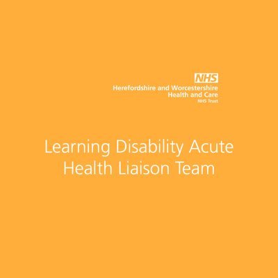 Service provided by @HWHCT_NHS learning disability acute health liaison nurses across the 3 @WorcsAcuteNHS sites. We work weekdays 9-5 😀 tweets by Ross LD ALN