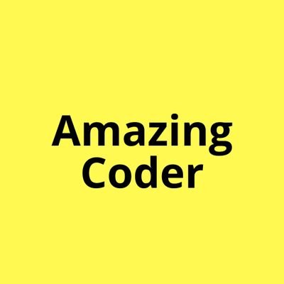 coder_amazing's profile picture. Hello world